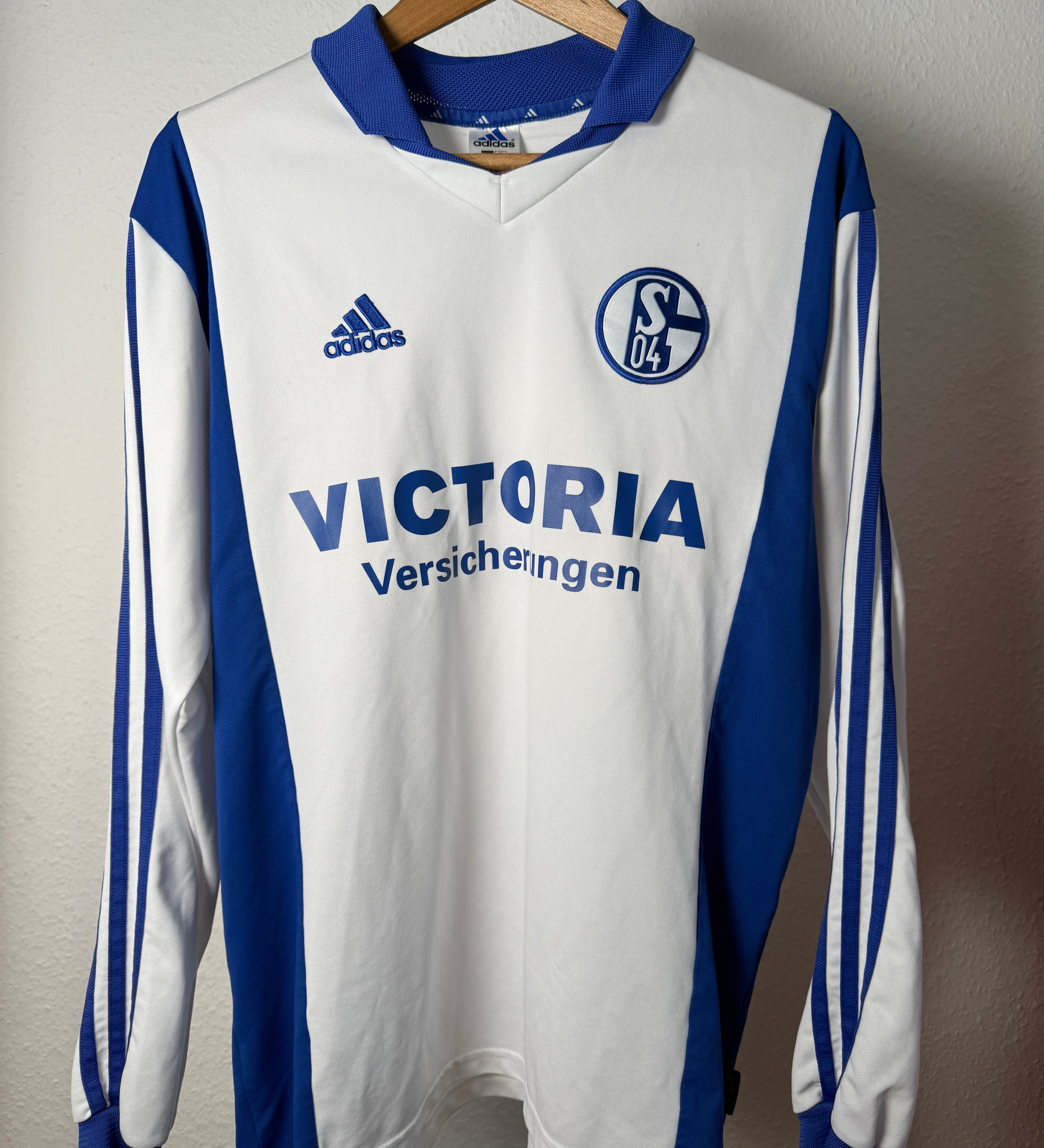 FC Schalke 04 2001/02 Heimtrikot – Sand #11 – Foto 1