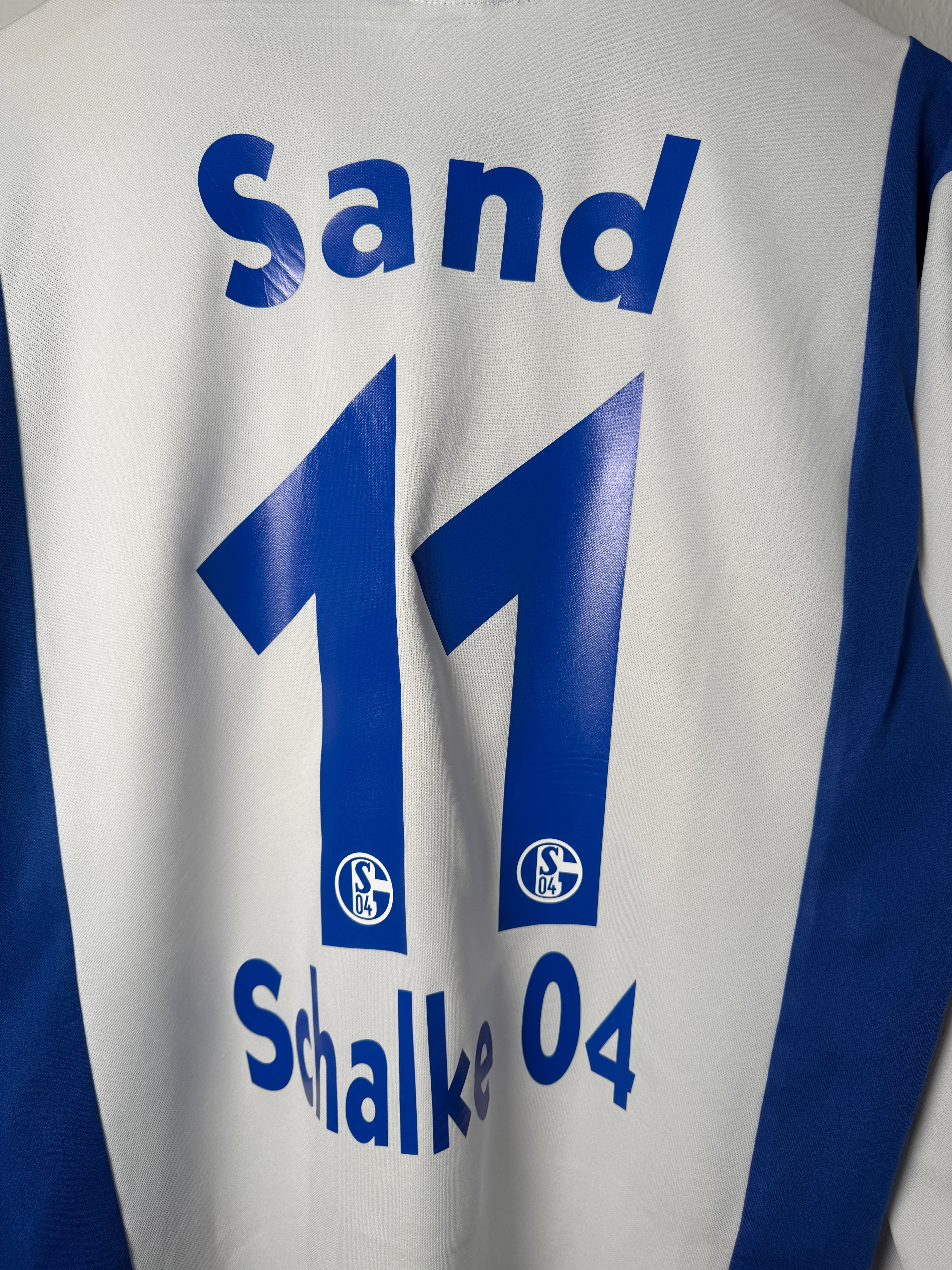 FC Schalke 04 2001/02 Heimtrikot – Sand #11 – Foto 7