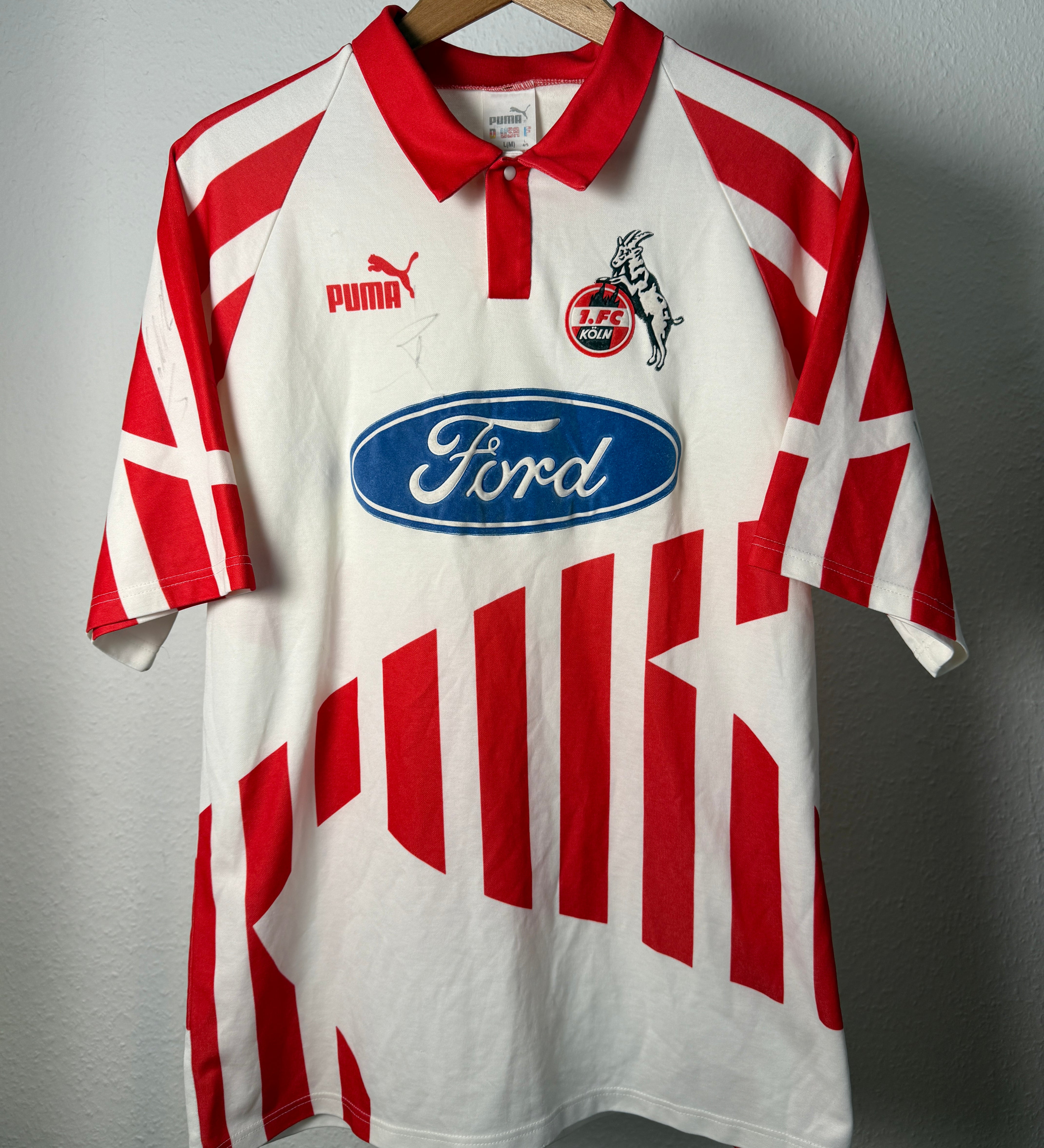 1. FC Köln 1994/95 Heimtrikot – Puma – Ford – Foto 1