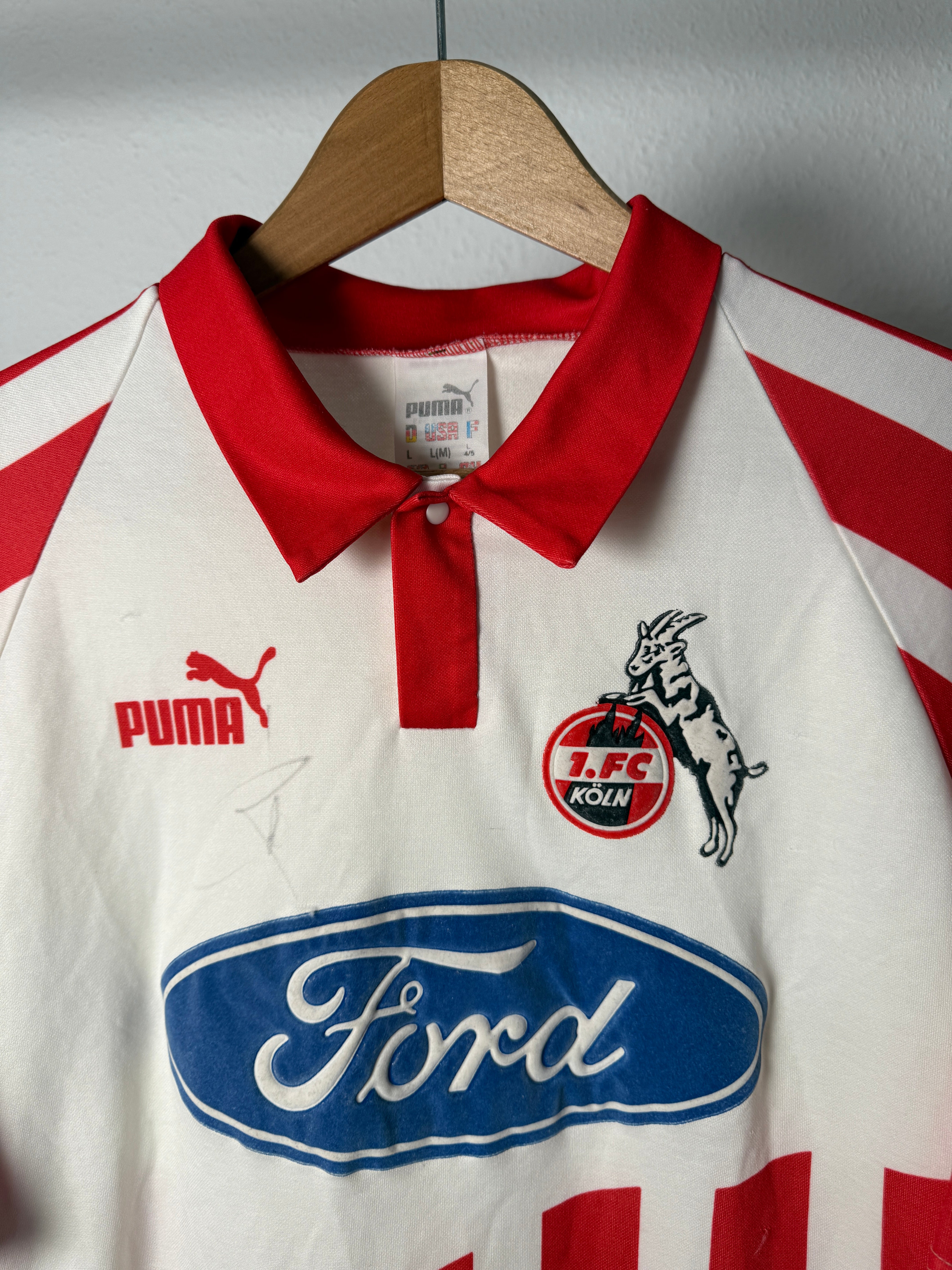 1. FC Köln 1994/95 Heimtrikot – Puma – Ford – Foto 2