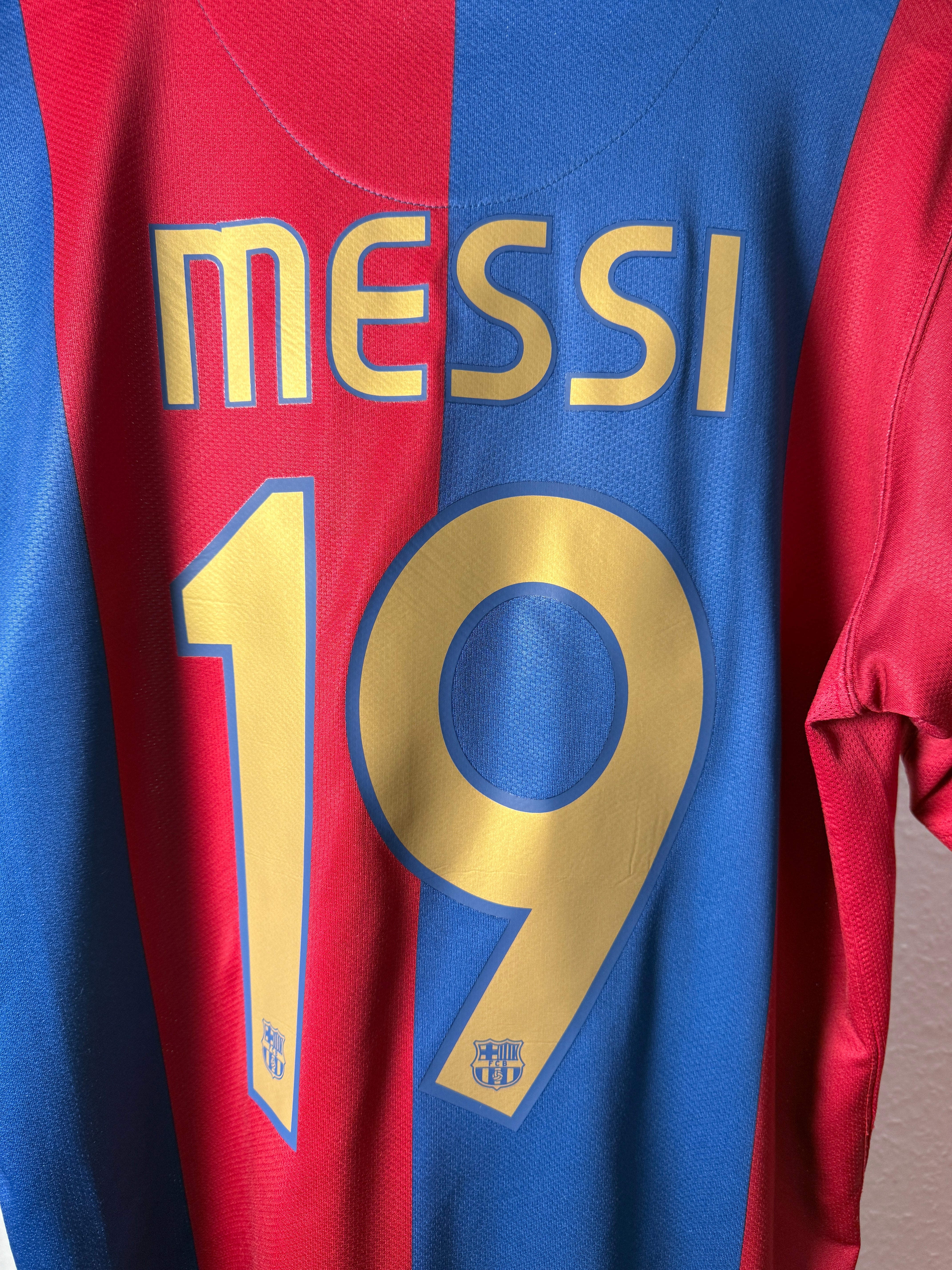FC Barcelona 2007/08 Heimtrikot – Messi #19 – Camp Nou 50 – Foto 8