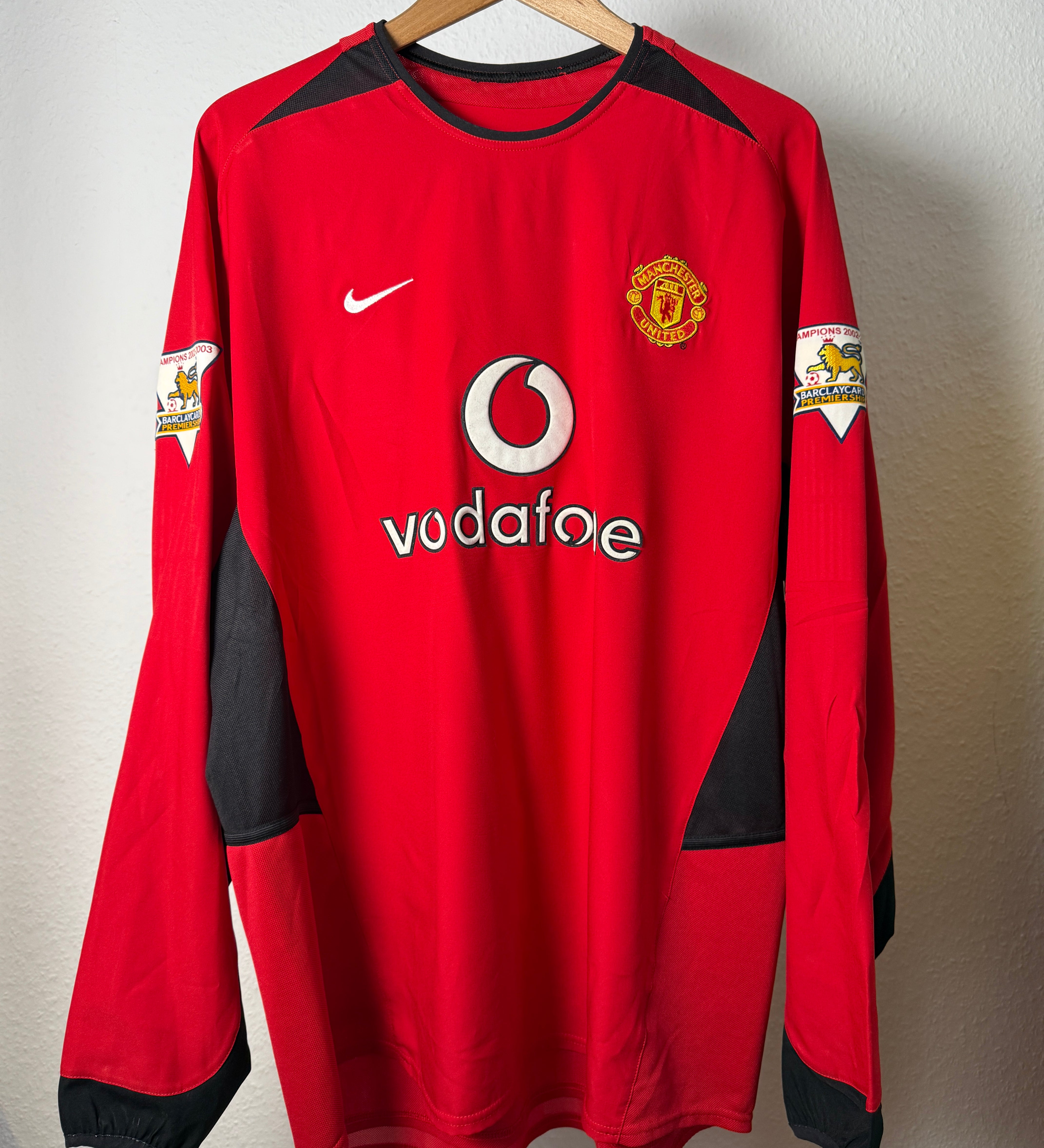 Manchester United 2003/04 Heimtrikot Langarm – Ronaldo #7 – Foto 1
