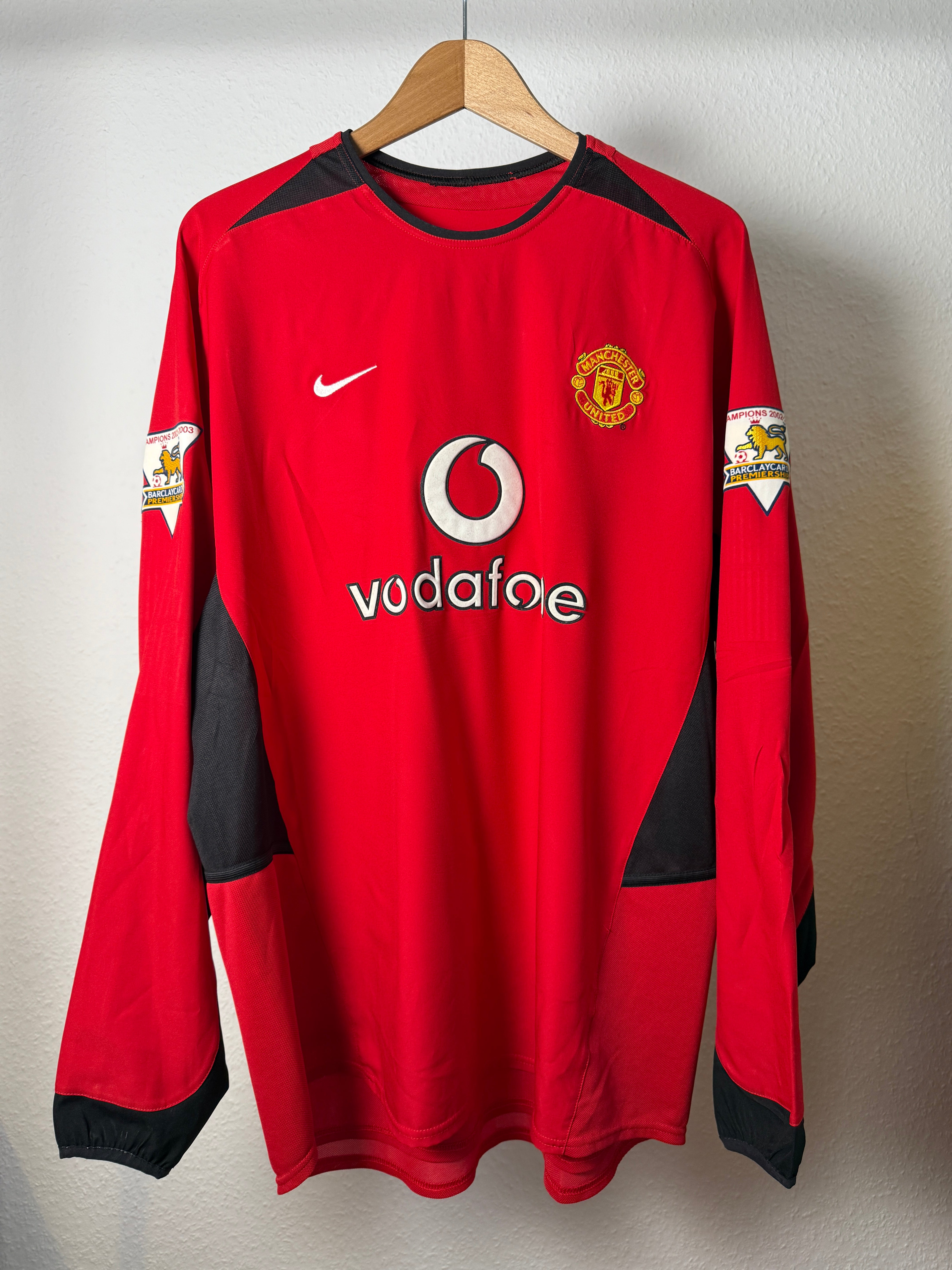 Manchester United 2003/04 Heimtrikot Langarm – Ronaldo #7 – Foto 1