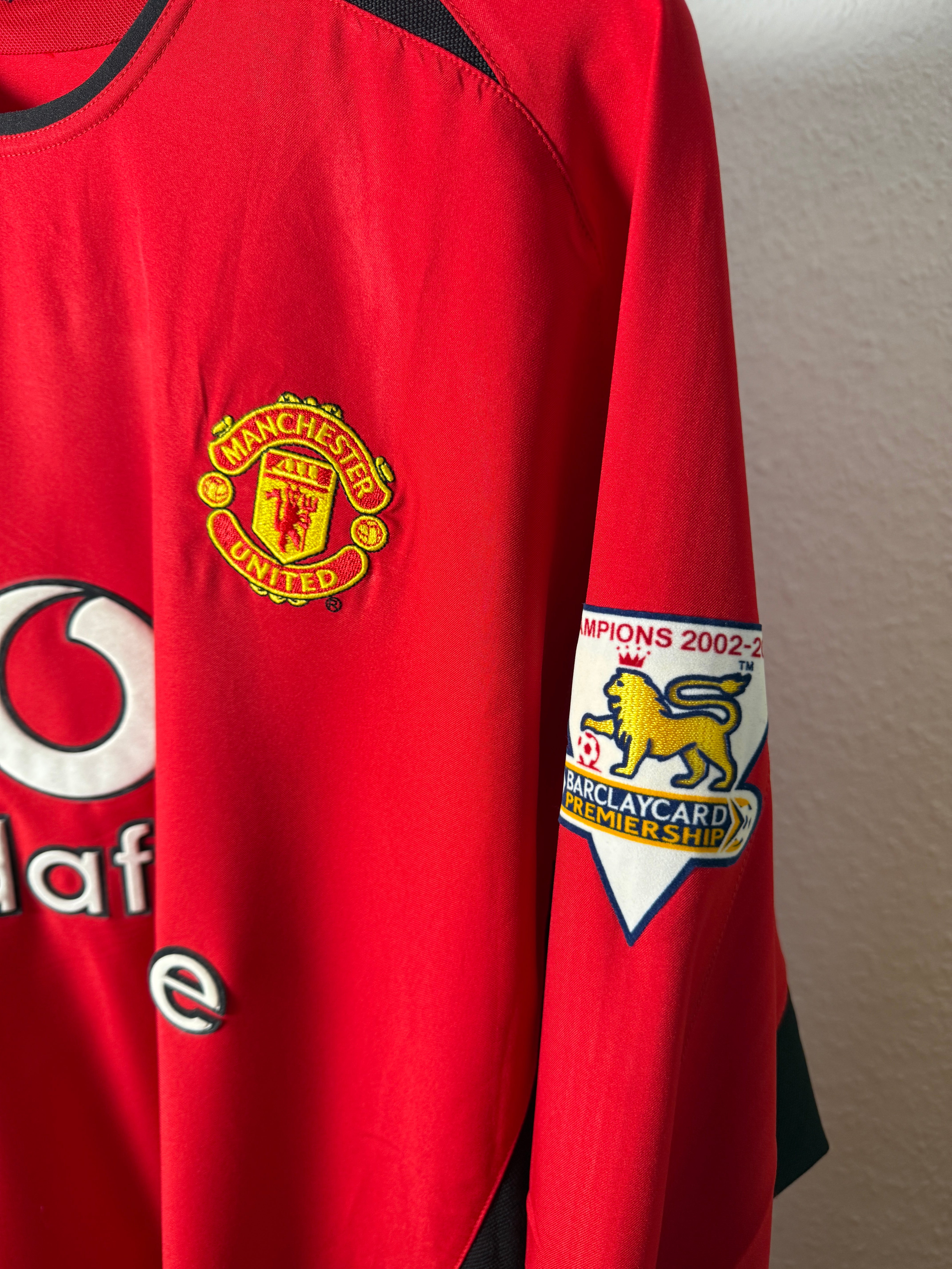 Manchester United 2003/04 Heimtrikot Langarm – Ronaldo #7 – Foto 3