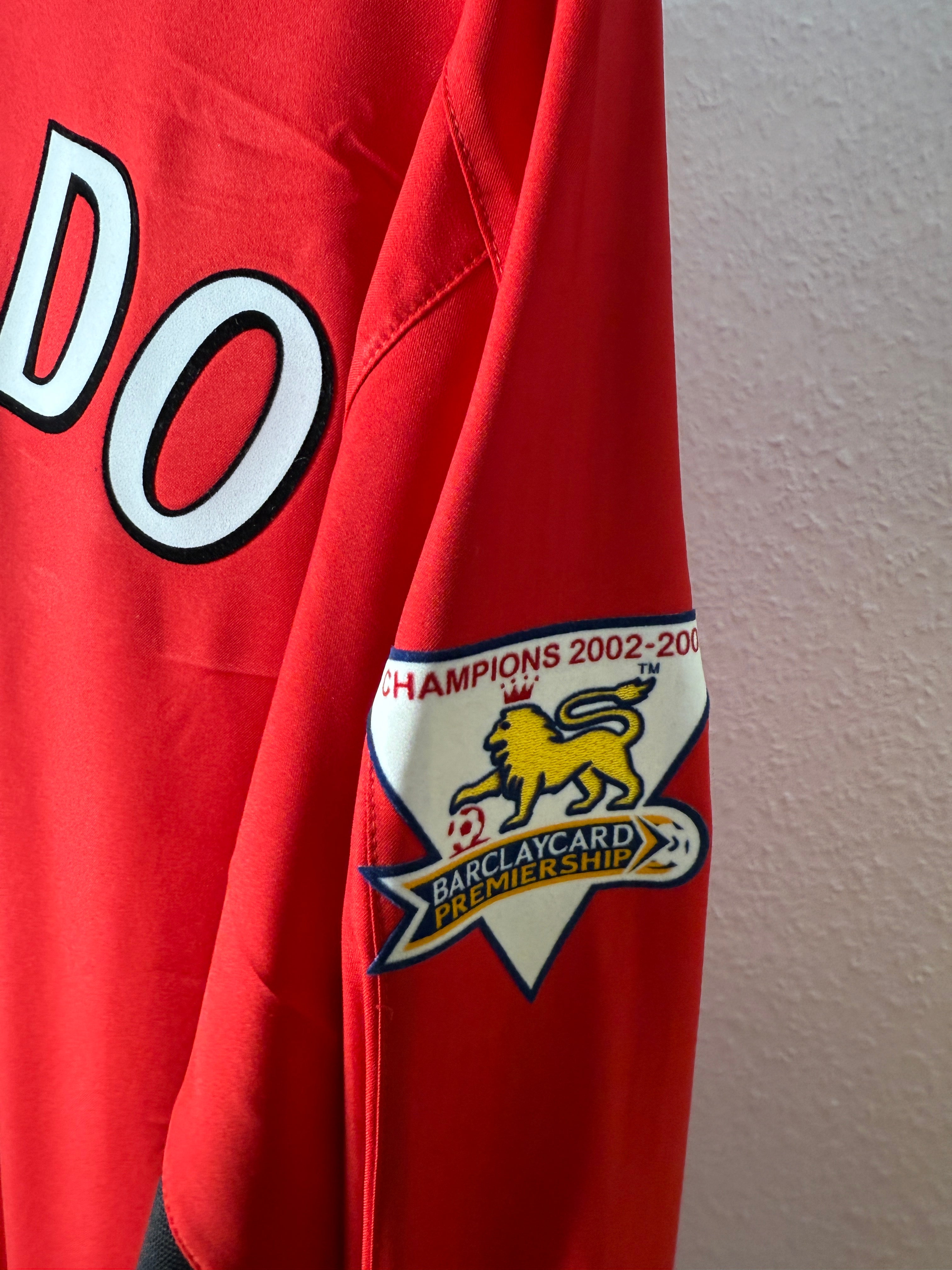 Manchester United 2003/04 Heimtrikot Langarm – Ronaldo #7 – Foto 6