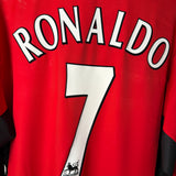Manchester United 2003/04 Heimtrikot Langarm – Ronaldo #7 – Foto 8