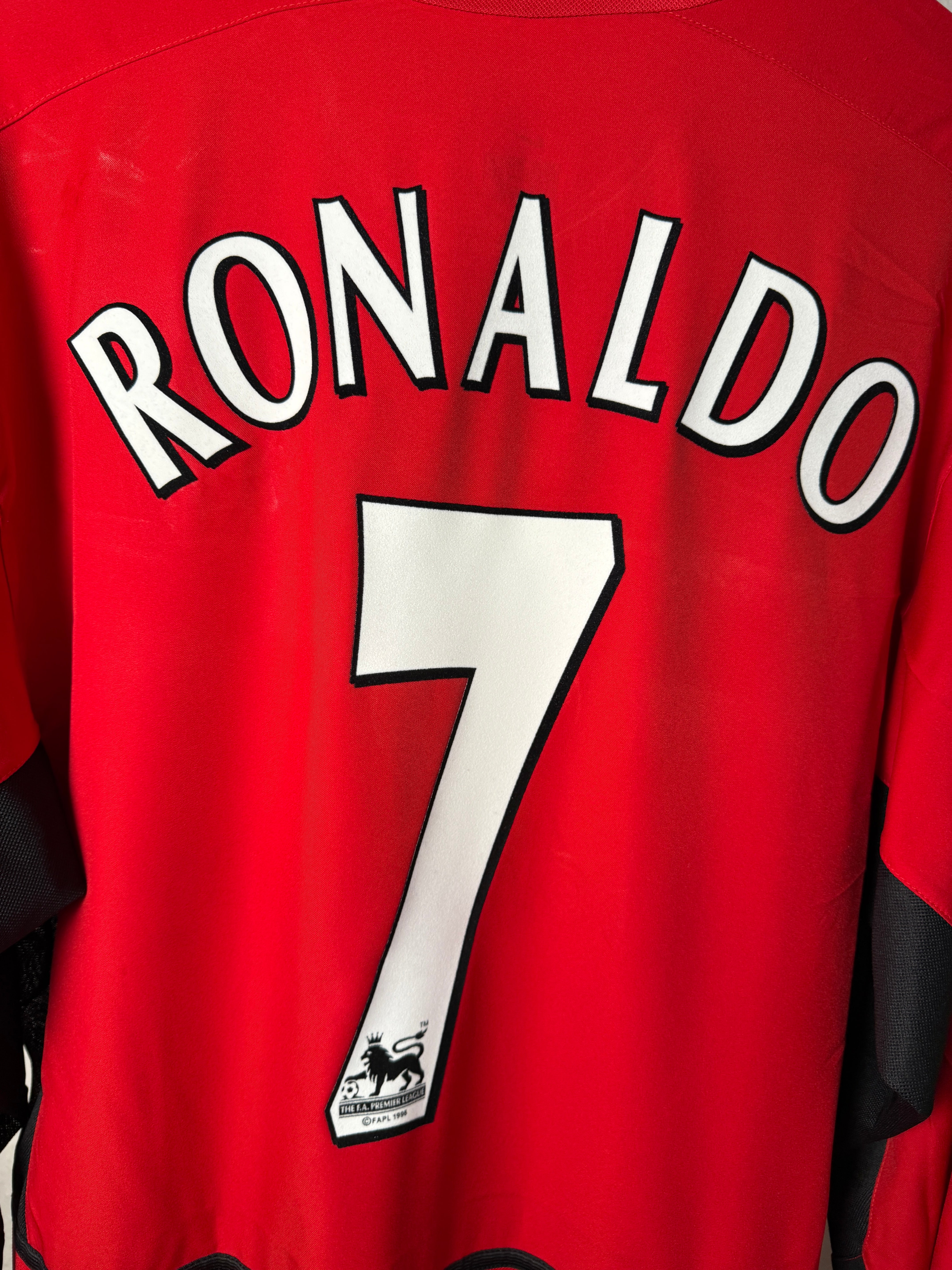 Manchester United 2003/04 Heimtrikot Langarm – Ronaldo #7 – Foto 8