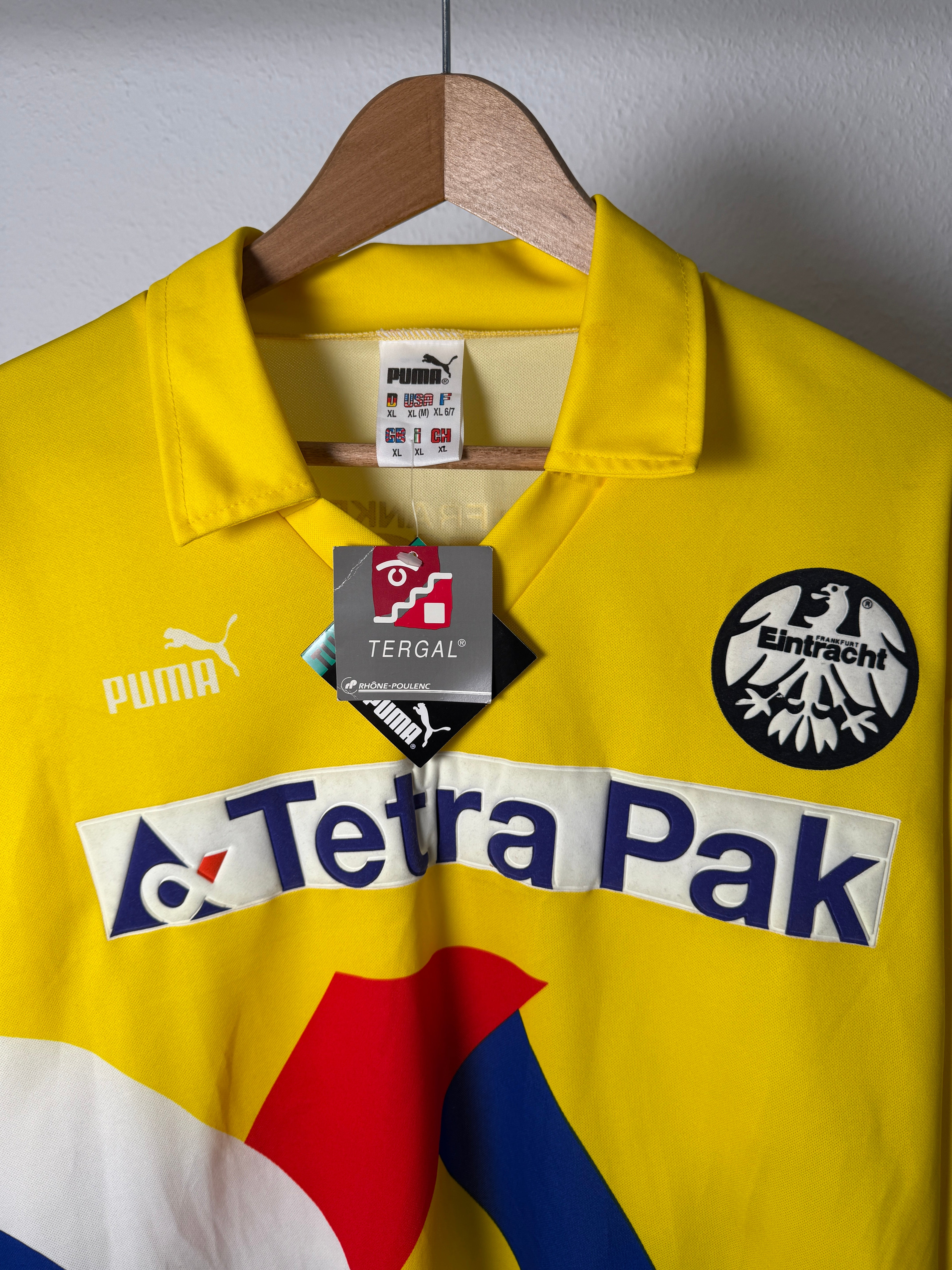 Eintracht Frankfurt 1993–96 Auswärtstrikot – Puma – Tetra Pak – Foto 2