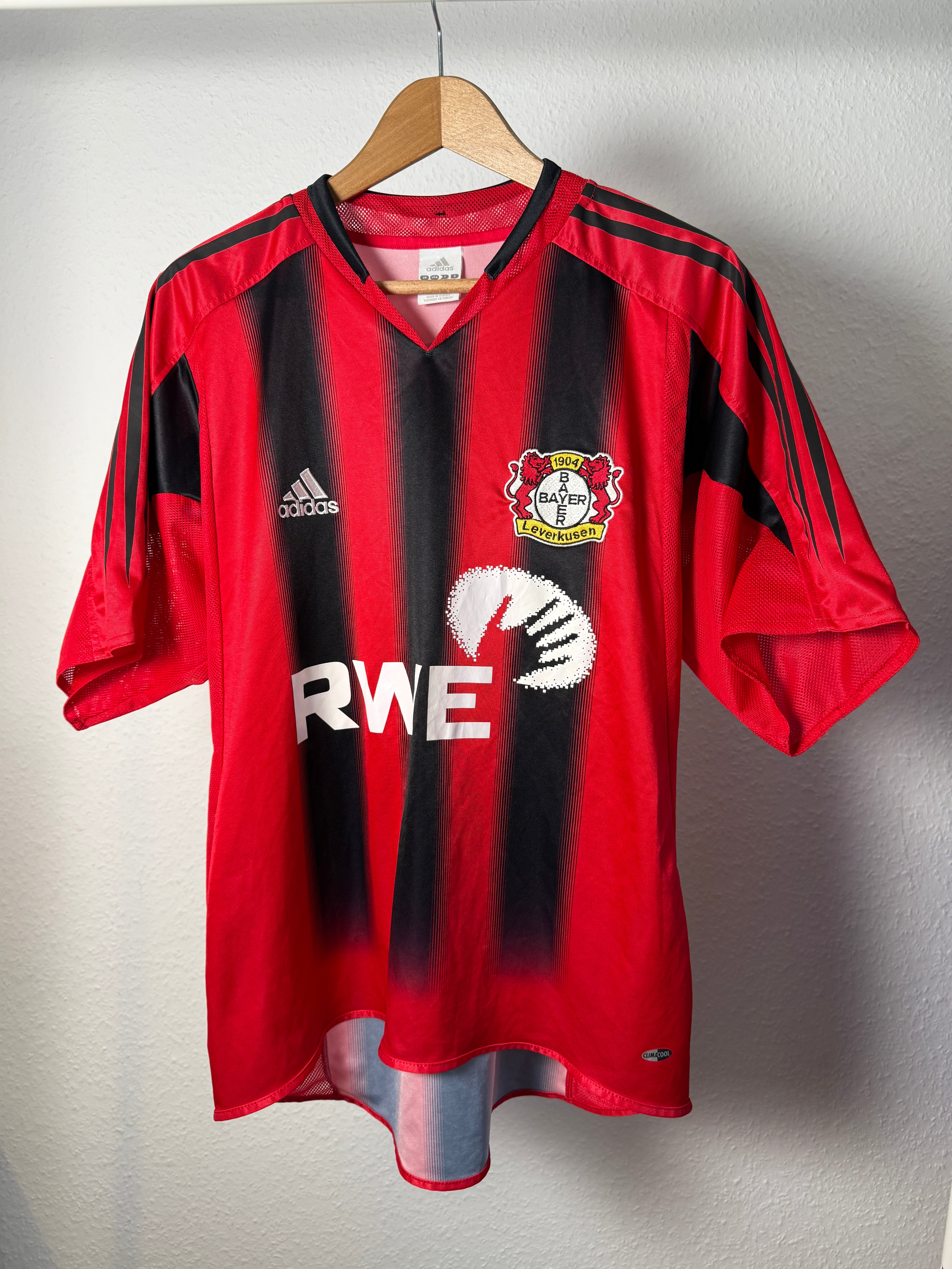 Bayer 04 Leverkusen 2004/05 Heimtrikot – Berbatov #9 – Foto 1