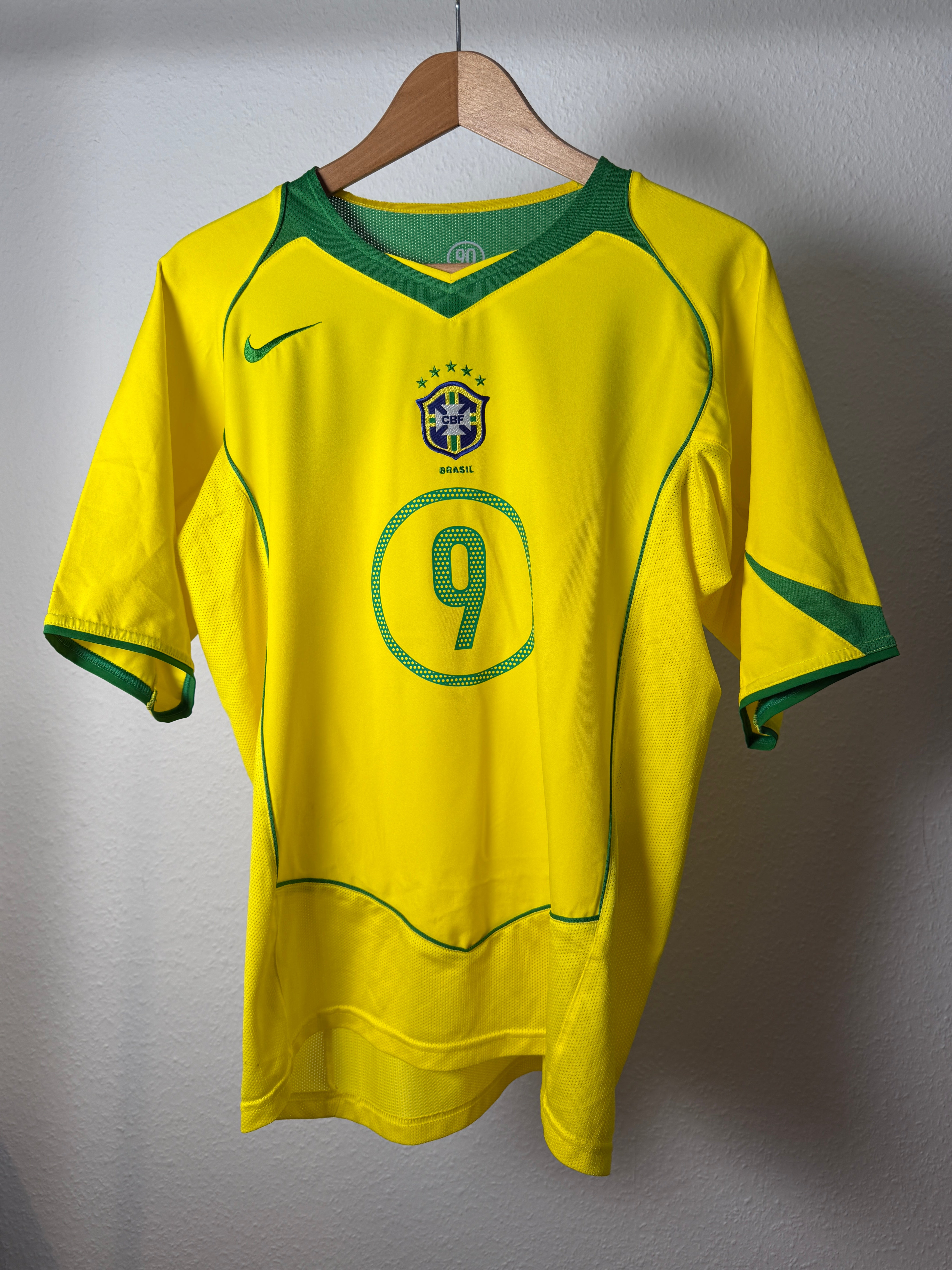 Brasilien 2002 Heimtrikot – Ronaldo #9 – Foto 1