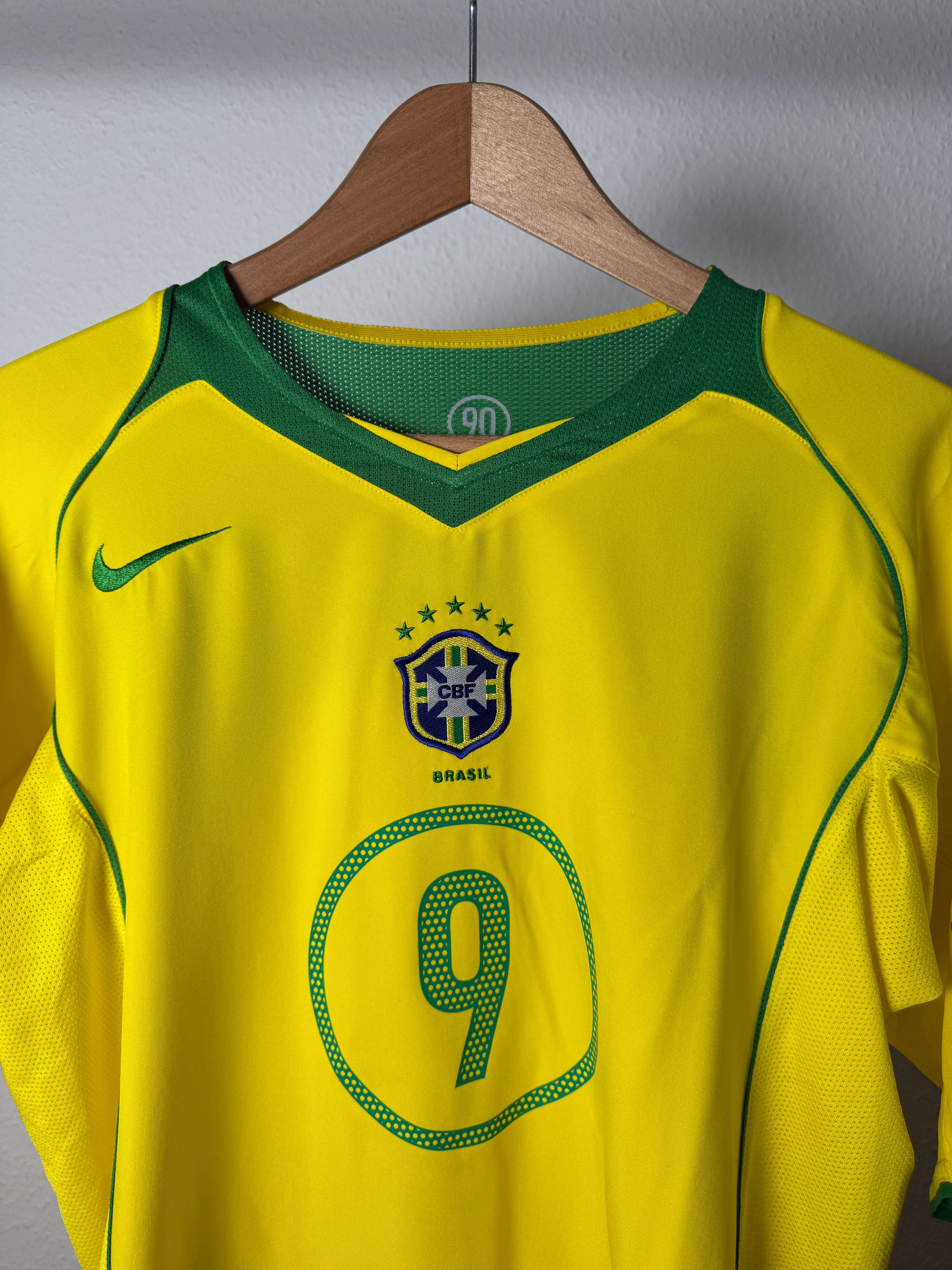 Brasilien 2002 Heimtrikot – Ronaldo #9 – Foto 2