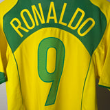 Brasilien 2002 Heimtrikot – Ronaldo #9 – Foto 7