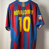 FC Barcelona 2004/05 Heimtrikot – Ronaldinho #10 – Foto 6