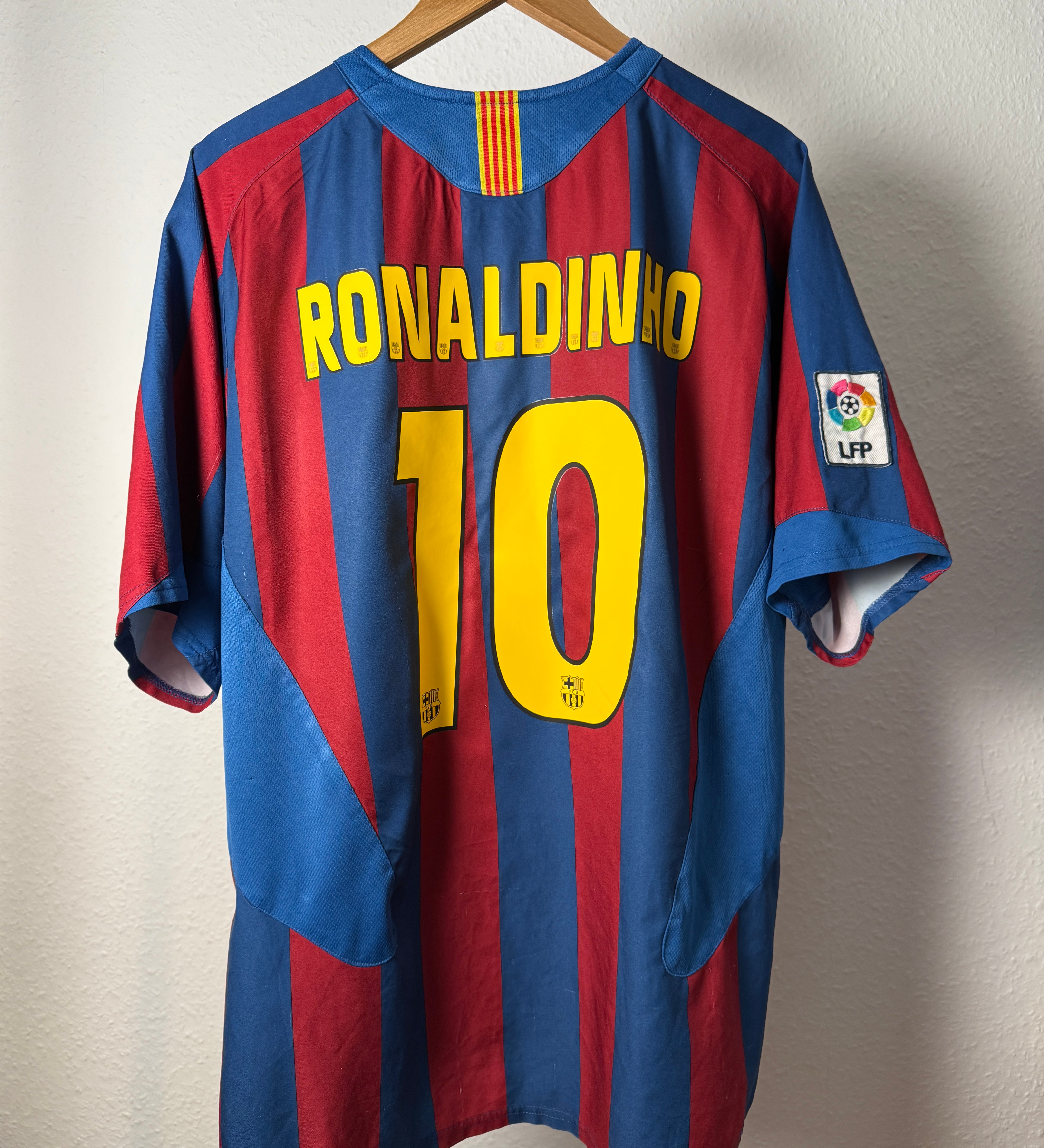 FC Barcelona 2004/05 Heimtrikot – Ronaldinho #10 – Foto 6