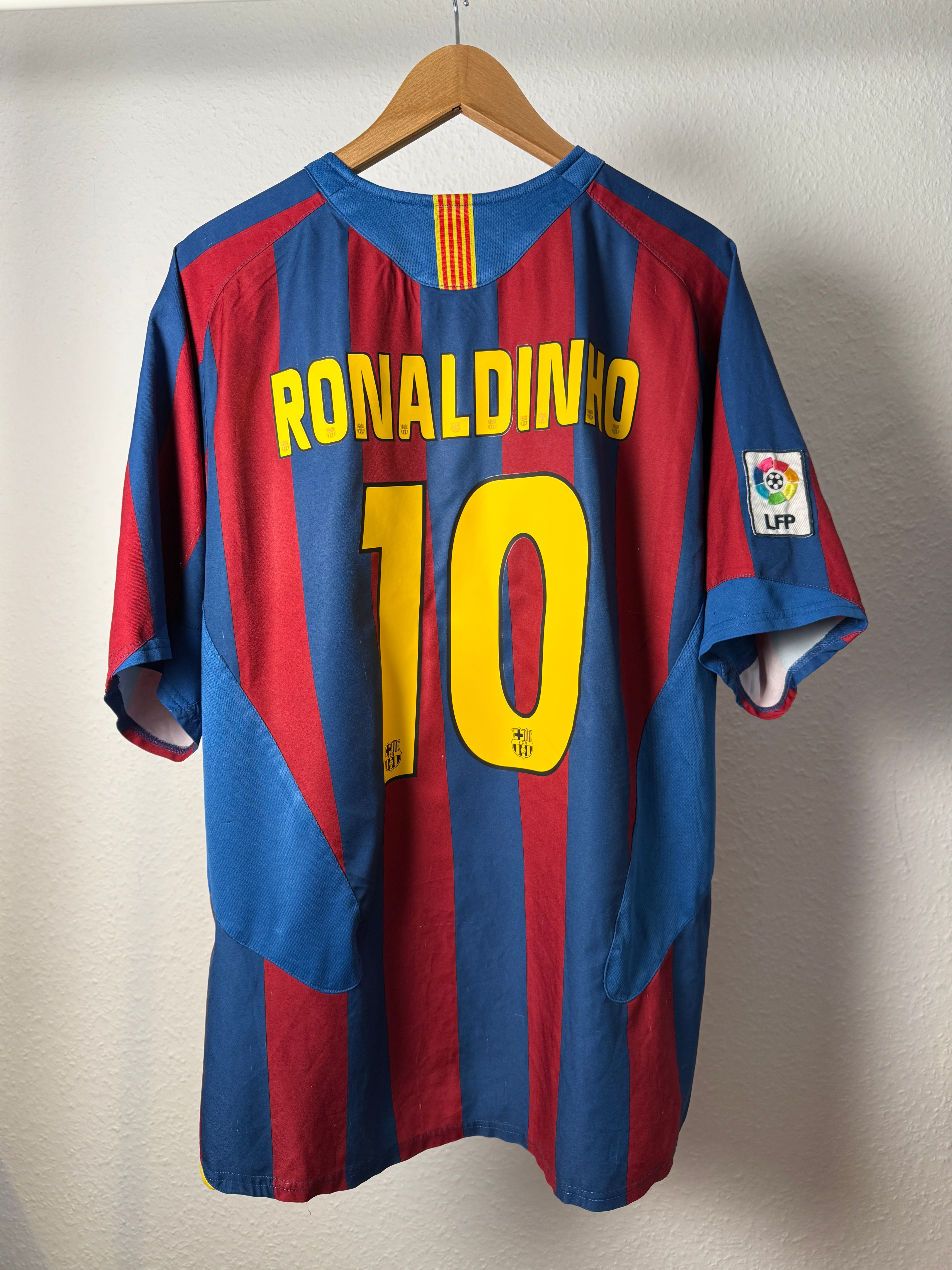 FC Barcelona 2004/05 Heimtrikot – Ronaldinho #10 – Foto 6
