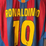 FC Barcelona 2004/05 Heimtrikot – Ronaldinho #10 – Foto 7