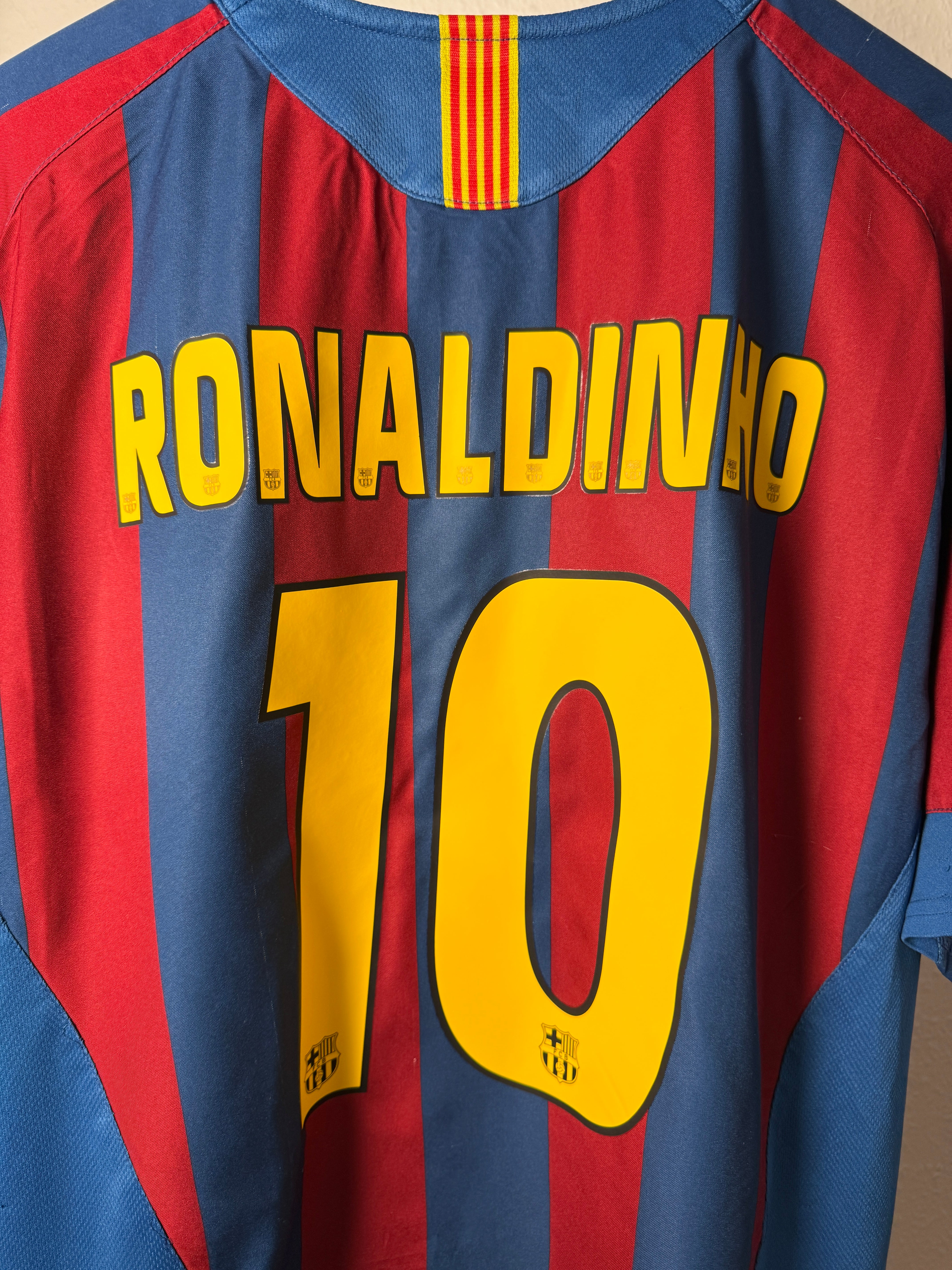 FC Barcelona 2004/05 Heimtrikot – Ronaldinho #10 – Foto 7