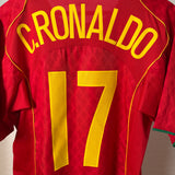 🇵🇹 Portugal 2004 Heimtrikot – Cristiano Ronaldo #17 – M
