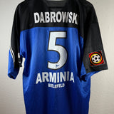 Arminia Bielefeld 2001/02 Heimtrikot – Matchworn – Christoph Dabrowski #5 – Größe XXL