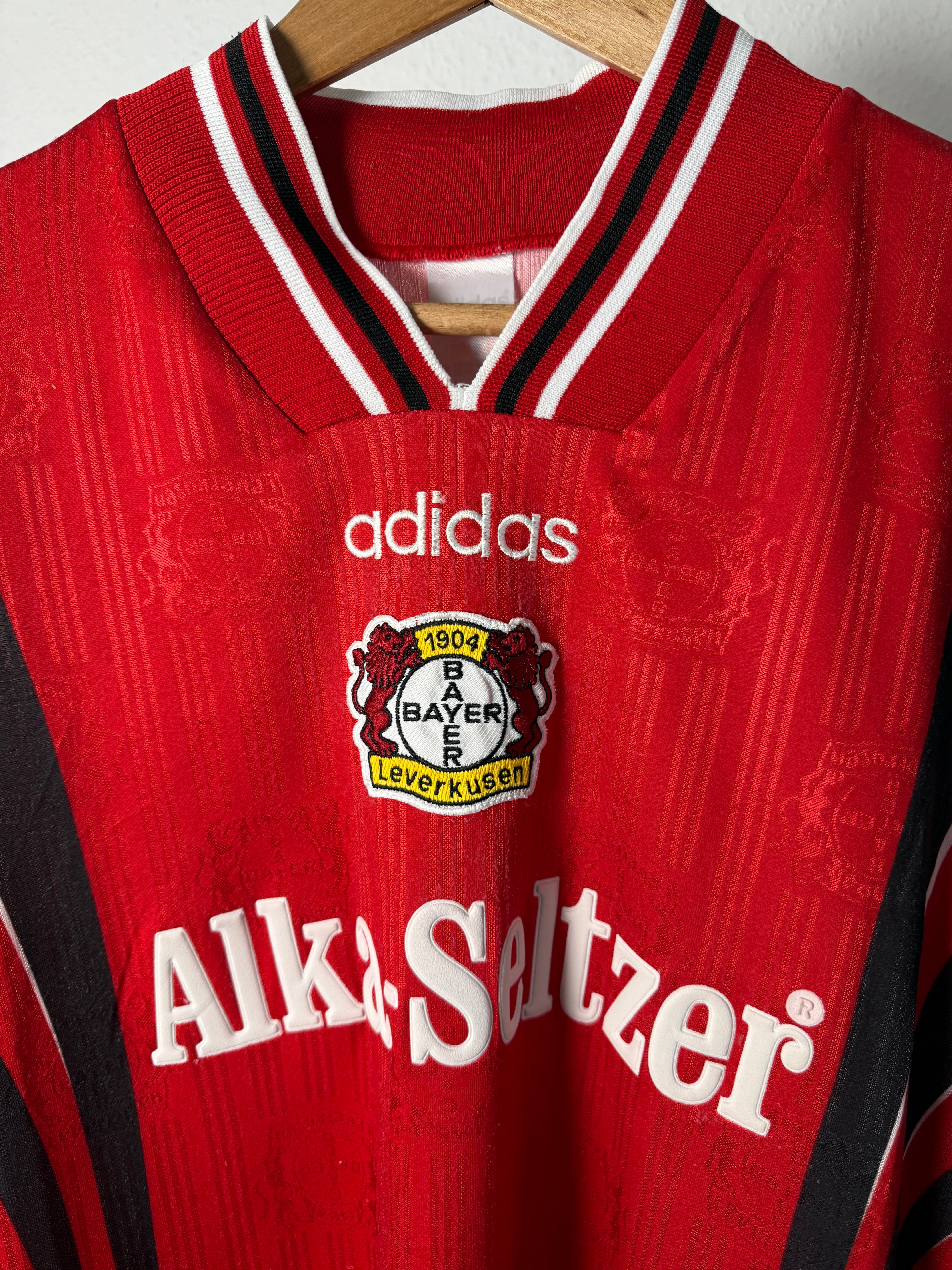 Bayer 04 Leverkusen 1996/97 Heimtrikot – adidas – Alka-Seltzer – Foto 2