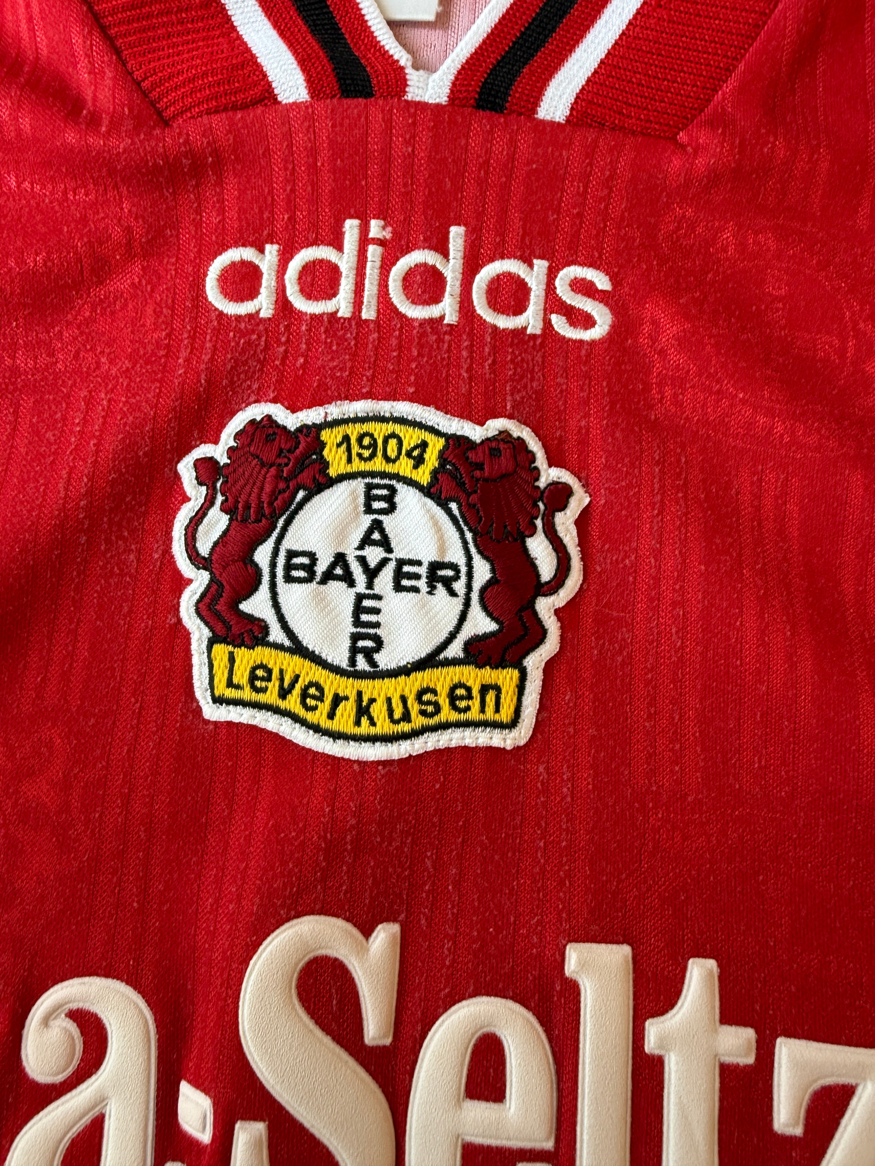 Bayer 04 Leverkusen 1996/97 Heimtrikot – adidas – Alka-Seltzer – Foto 7