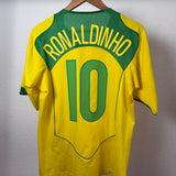 Brasilien 2004 Heimtrikot – Ronaldinho – S