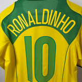 Brasilien 2004 Heimtrikot – Ronaldinho – S