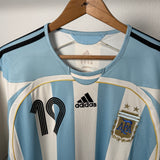 Argentinien 2006 Heimtrikot – Lionel Messi #19 – Adidas (XL)