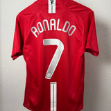 Manchester United 2007/08 Heimtrikot – Nike  – Cristiano Ronaldo #7 - S