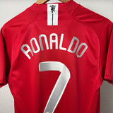 Manchester United 2007/08 Heimtrikot – Nike  – Cristiano Ronaldo #7 - S
