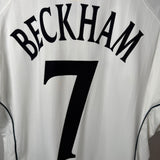 England 2002 Heimtrikot – David Beckham #7 – Umbro (L)