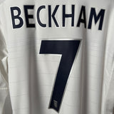 England 2004 Heimtrikot Langarm – Umbro (L) – Beckham #7