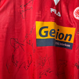 Eintracht Frankfurt 1998/99 Heimtrikot Langarm – Kader unterschrieben – Neu mit Etikett (L)