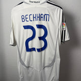 ⚪ Real Madrid 2006 Heimtrikot – Beckham #23 – Größe L