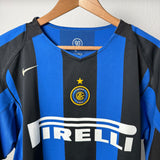 Inter Mailand 2004/05 Heimtrikot – Zanetti (#4) – Größe XL