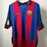 FC Barcelona 2003/04 Heimtrikot – Ronaldinho #10 (XL)