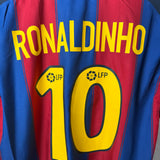 FC Barcelona 2003/04 Heimtrikot – Ronaldinho #10 (XL)