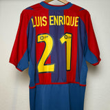 FC Barcelona 2002 Heimtrikot – Luis Enrique #21 – M