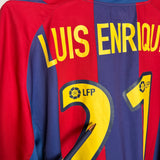 FC Barcelona 2002 Heimtrikot – Luis Enrique #21 – M