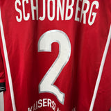 1. FC Kaiserslautern 1999/00 Heimtrikot – Schjönberg #2 – Nike (XL)