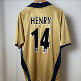 Arsenal FC 2001/02 Auswärtstrikot – Thierry Henry #14 – Nike (XL)