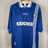 FC Schalke 04 1996 Heimtrikot – Kärcher – Wilmots – XL