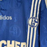FC Schalke 04 1996 Heimtrikot – Kärcher – Wilmots – XL