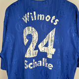 FC Schalke 04 1996 Heimtrikot – Kärcher – Wilmots – XL