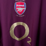 Arsenal FC 2005/06 Burgundy Heimtrikot – Highbury Edition – Größe XL
