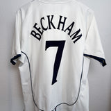 England 2002 Home Jersey – Beckham #7 – M