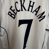 England 2002 Home Jersey – Beckham #7 – M