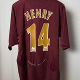 Arsenal FC 2005/06 Burgundy Heimtrikot – Highbury Edition – Größe XL