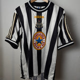 Newcastle United 1998/99 Heimtrikot – Newcastle Brown Ale – Shearer (#9) M