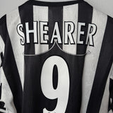 Newcastle United 1998/99 Heimtrikot – Newcastle Brown Ale – Shearer (#9) M